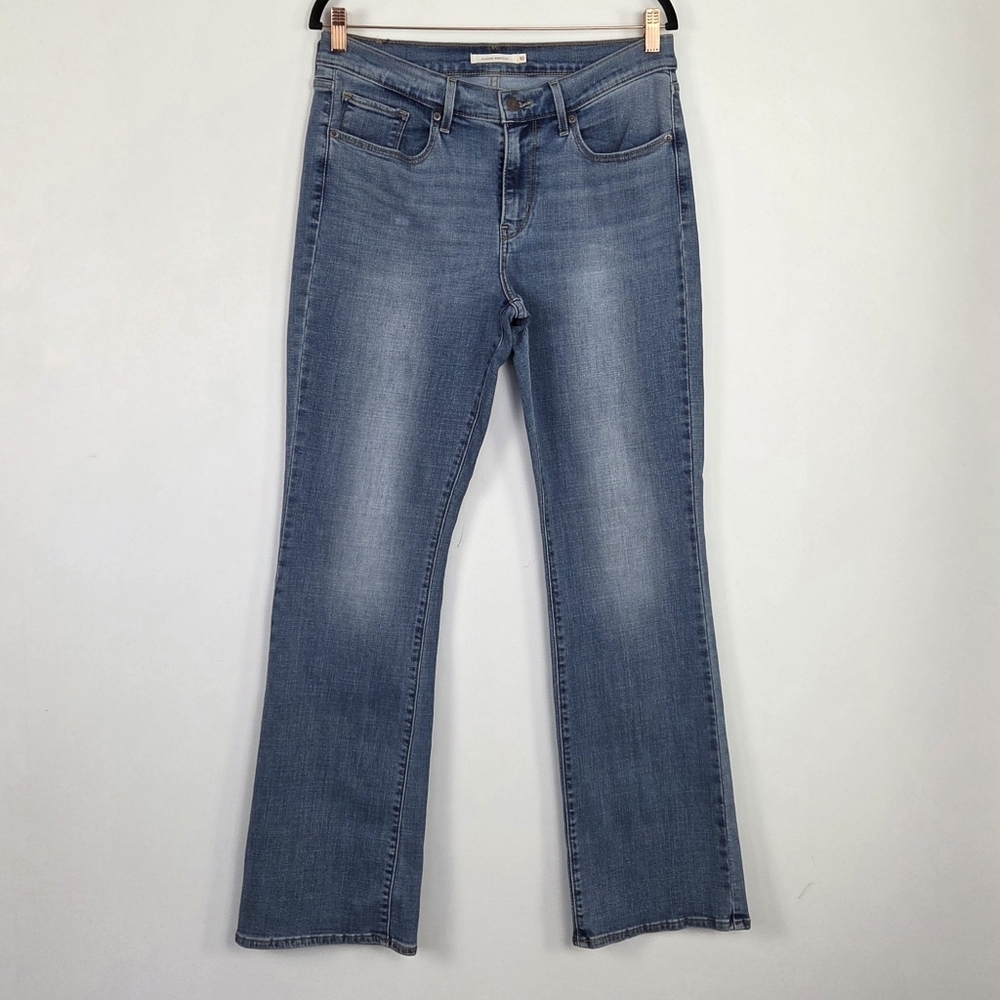 Levi's CLASSIC BOOTCUT Size 10 Medium Wash Stretch Blue Jeans